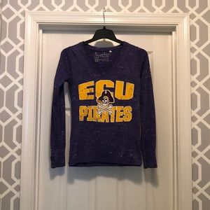 ECU Pirate long sleeve tee